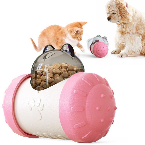 Funny Dog Treat Leaking Toy With Wheel Interactive Toy For Dogs Puppies Cats Pet Products Supplies Accessories - Yahko Merchandise