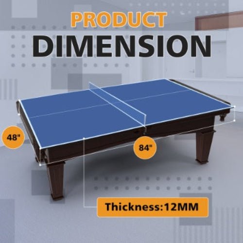 GameMaster™ – 7ft Foldable Ping Pong Tabletop Conversion Board (US - Yahko Merchandise