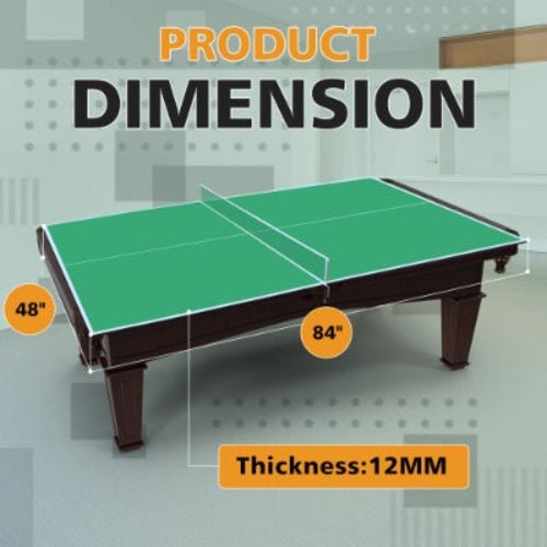 GameMaster™ – 7ft Foldable Ping Pong Tabletop Conversion Board (US - Yahko Merchandise