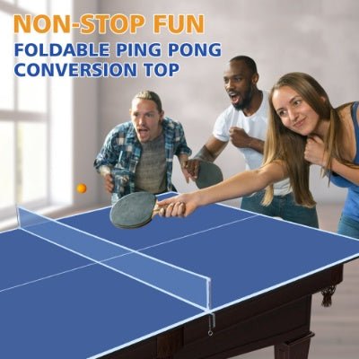 GameMaster™ – 7ft Foldable Ping Pong Tabletop Conversion Board (US - Yahko Merchandise