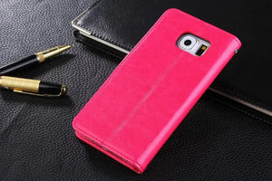 Genuine Leather Case with Lanyard for Samsung S6 - Yahko Merchandise