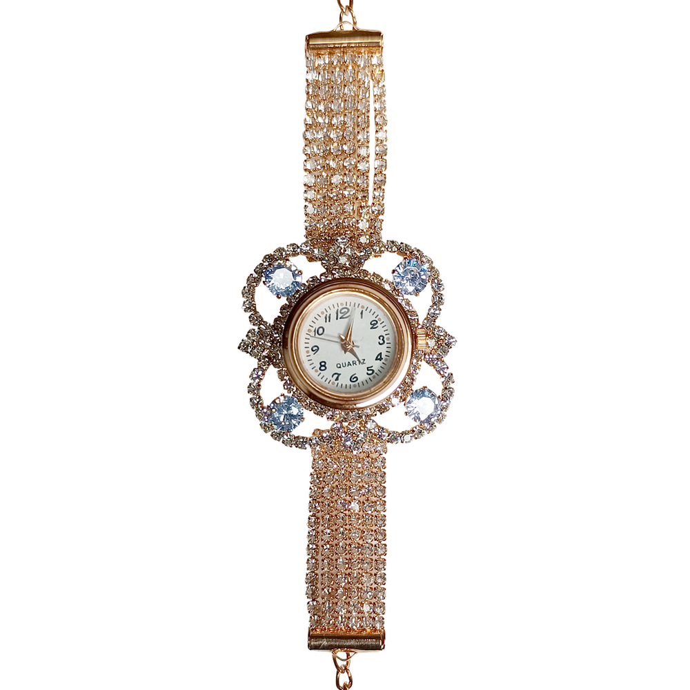 Stylish Analog Watch for Women – Elegant Round Dial with Metal Strap