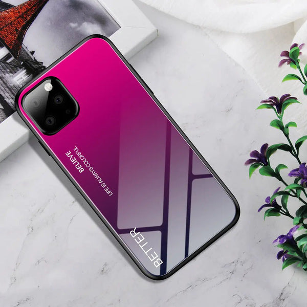 Gradient Glass Phone Case for iPhone 11 and XS Max - Yahko Merchandise