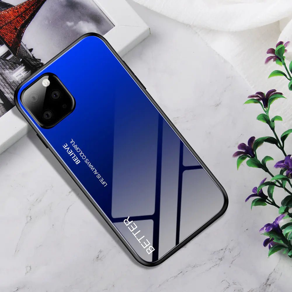 Gradient Glass Phone Case for iPhone 11 and XS Max - Yahko Merchandise