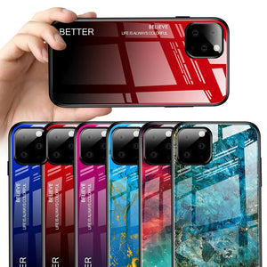 Gradient Glass Phone Case for iPhone 11 and XS Max - Yahko Merchandise