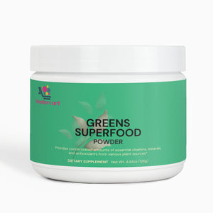 Green Superfood Powder Nutrient Rich Blend For Energy, Digestion Overall Wellness - Yahko Merchandise