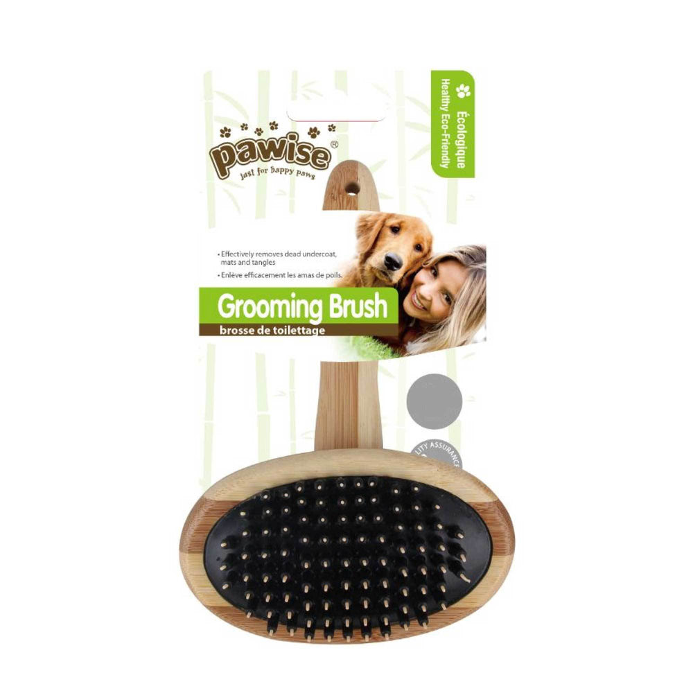 Grooming Brush Medium Dog Cat Pet Eco Bamboo Undercoat Detangling Rake - Yahko Merchandise