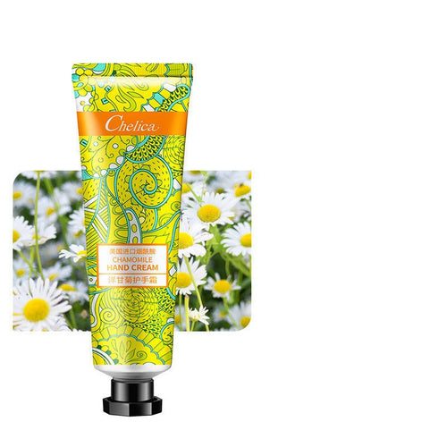 Hand Cream Small Chamomile Horse Oil Moisturizing Non - greasy Plant Fragrance - Yahko Merchandise