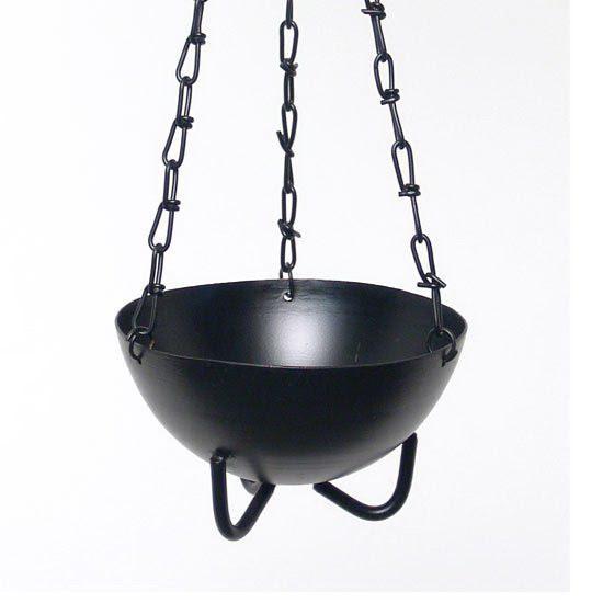 Hanging cauldron for burning smudging herbs and resins - Large - Yahko Merchandise