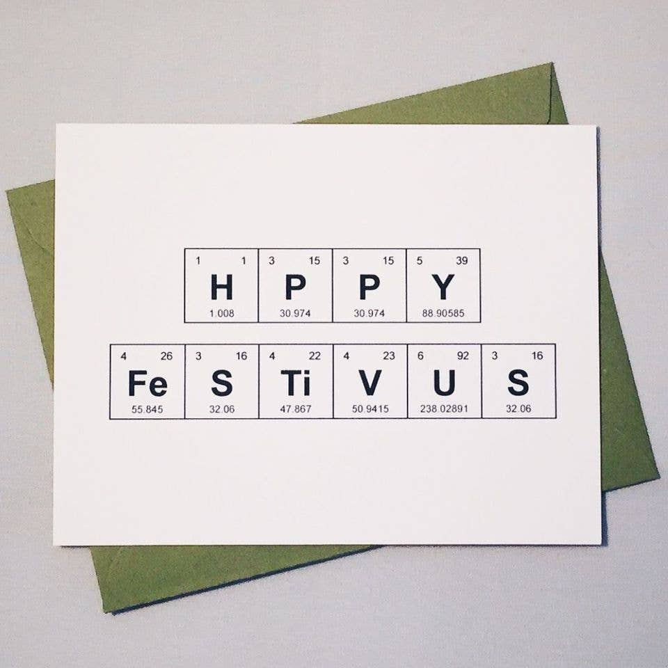 Happy Festivus Sentimental Elements Card - Yahko Merchandise