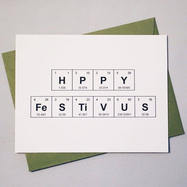 Happy Festivus Sentimental Elements Card - Yahko Merchandise