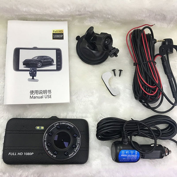 HD Night Vision Driving Motion Detection Front And Rear Recorder - Yahko Merchandise