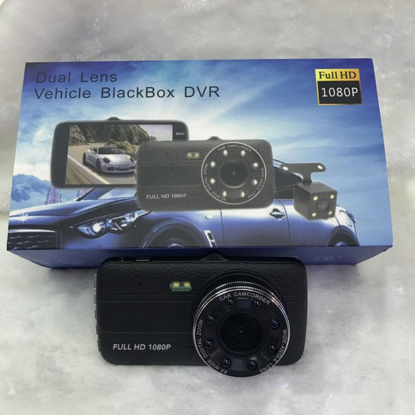 HD Night Vision Driving Motion Detection Front And Rear Recorder - Yahko Merchandise