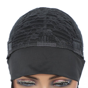 Headband Wig Human Hair Straight Bob Wigs - Yahko Merchandise