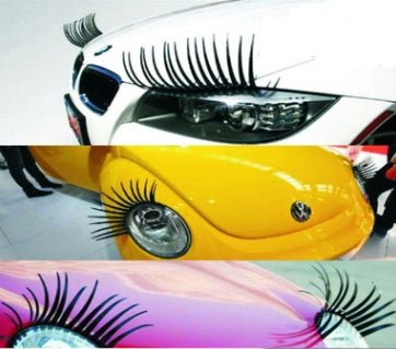 Headlight Eyelash Sticker Car Eyelashes Car False Eyelashes Car Sticker Electric Eye Sticker (2 Pack) - Yahko Merchandise