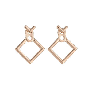 Heart Stud Earrings Trendy Jewelry Statement Stud Earring - Yahko Merchandise