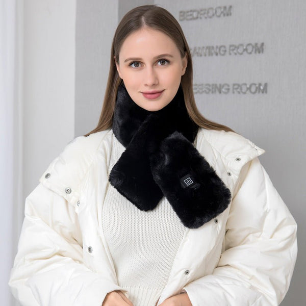 Heating Scarf USB Electric Heated Neck Wrap Heating Pad Pain Relief Three - gear Temperature Control Neck Warmer For Women Men - Yahko Merchandise