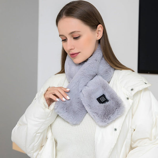 Heating Scarf USB Electric Heated Neck Wrap Heating Pad Pain Relief Three - gear Temperature Control Neck Warmer For Women Men - Yahko Merchandise