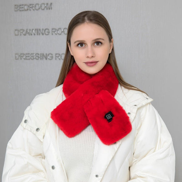 Heating Scarf USB Electric Heated Neck Wrap Heating Pad Pain Relief Three - gear Temperature Control Neck Warmer For Women Men - Yahko Merchandise