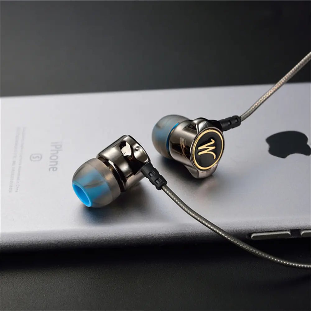 Heavy Bass Metal In - Ear Headphones with Microphone - Yahko Merchandise