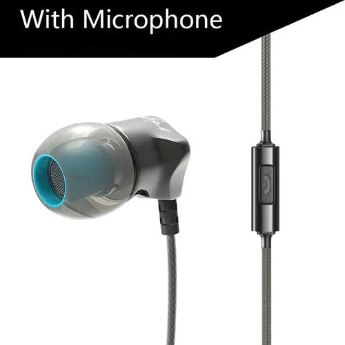 Heavy Bass Metal In - Ear Headphones with Microphone - Yahko Merchandise