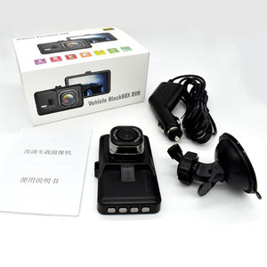 Hidden Driving Recorder Black Gold Steel 3.0 Inch HD 1080P Car Driving Recorder Manufacturer Spot - Yahko Merchandise