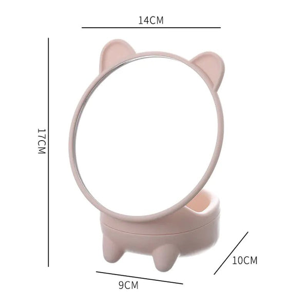 High - Definition Desktop Makeup Mirror for Students - Yahko Merchandise