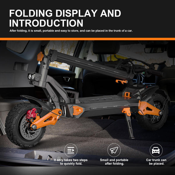 High - speed, Long - range Electric Folding Scooter In US Warehouse - Yahko Merchandise