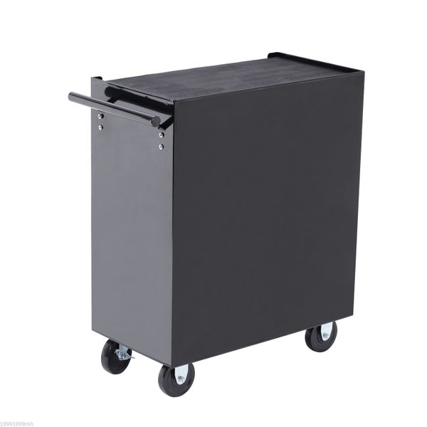 HOMCOM 5 Drawers Wheels Storage Cart Tool Chest Box Home Furniture - Yahko Merchandise