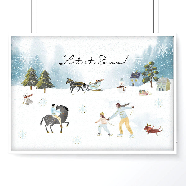 Home decoration of christmas | wall art print - Yahko Merchandise