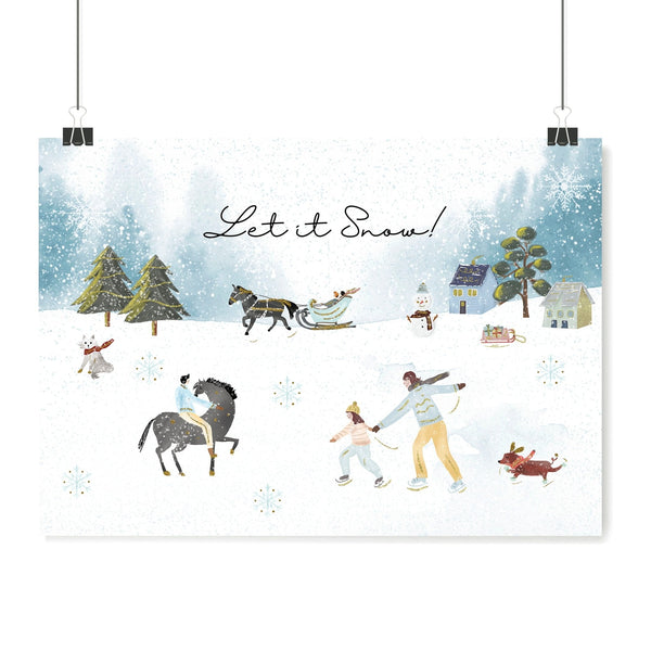 Home decoration of christmas | wall art print - Yahko Merchandise