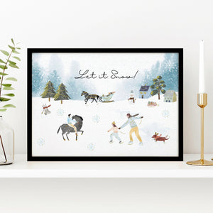 Home decoration of christmas | wall art print - Yahko Merchandise