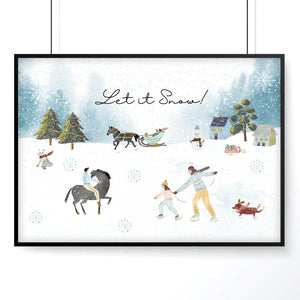 Home decoration of christmas | wall art print - Yahko Merchandise
