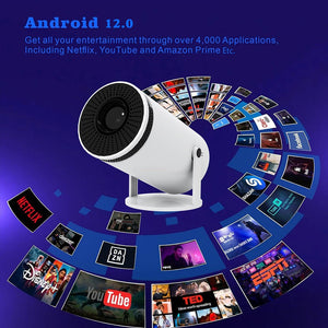 Home HD Projector Bluetooth Portable Mini 4K Mini Phone Y5S Home Theater Projector - Yahko Merchandise
