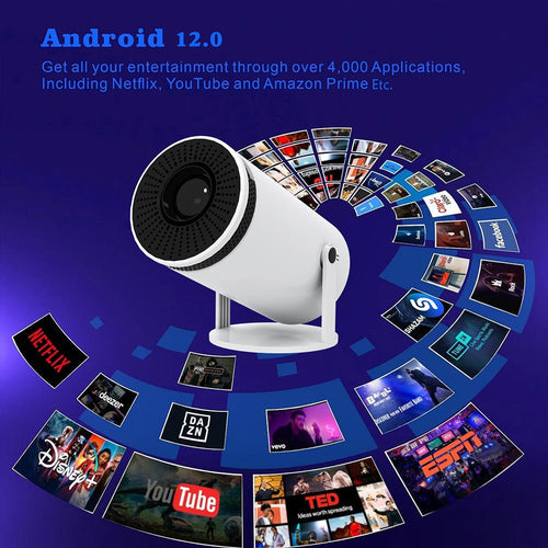 Home HD Projector Bluetooth Portable Mini 4K Mini Phone Y5S Home Theater Projector - Yahko Merchandise