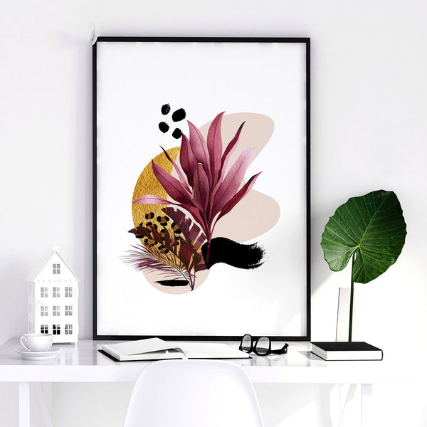 Home office decor ideas for her | set of 3 framed wall art - Yahko Merchandise