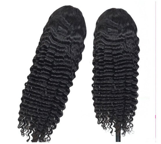 Human Hair 28 30 Deep Wave Lace Frontal Wigs 13 4 Front Wigs - Yahko Merchandise