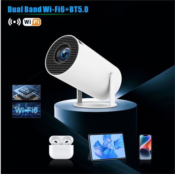 HY300 Pro Projector Home Theater Entertainment Portable Small Projector - Yahko Merchandise