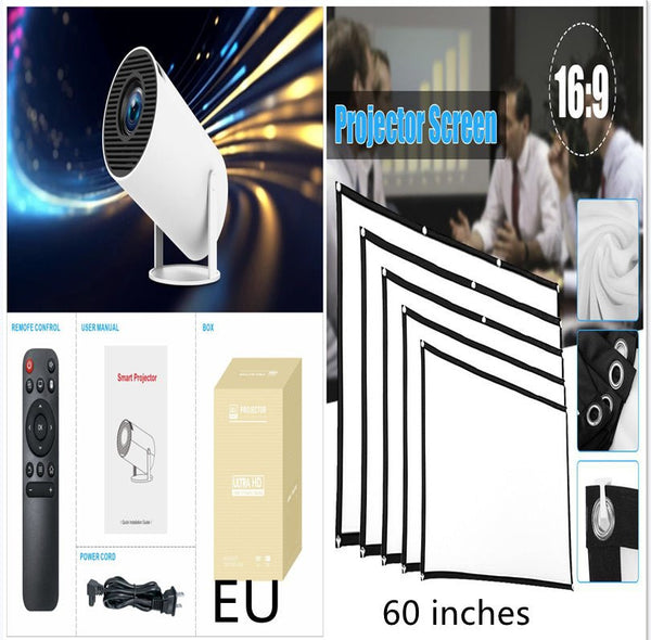 HY300 Pro Projector Home Theater Entertainment Portable Small Projector - Yahko Merchandise