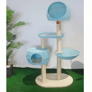 Integrated Multi Layer Solid Wood Cat Tree - Yahko Merchandise