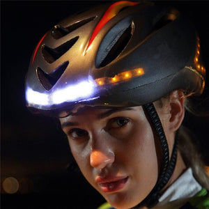 Intelligent steering helmet led bicycle equipment - Yahko Merchandise