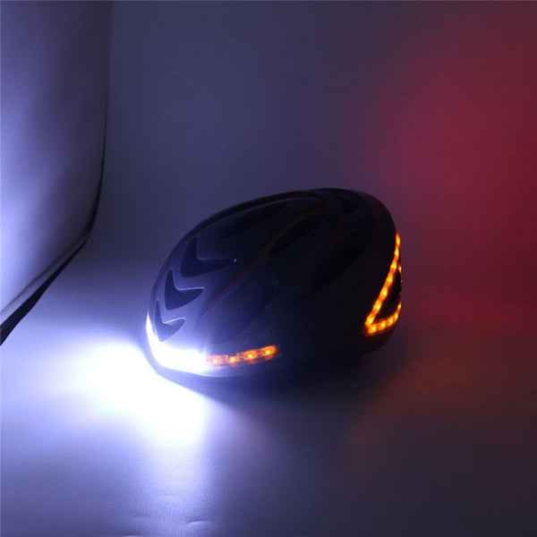 Intelligent steering helmet led bicycle equipment - Yahko Merchandise