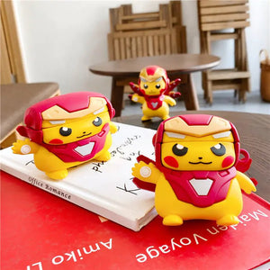 Iron Man 3D Case for Apple AirPods 1/2/Pro (Headphones) - Yahko Merchandise