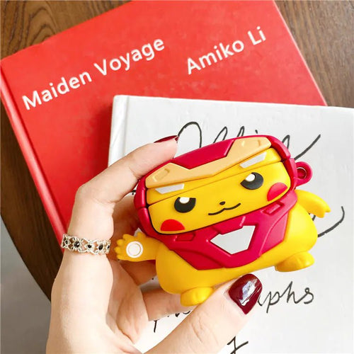 Iron Man 3D Case for Apple AirPods 1/2/Pro (Headphones) - Yahko Merchandise