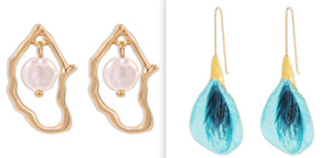 Irregular Pearl Earrings - Yahko Merchandise