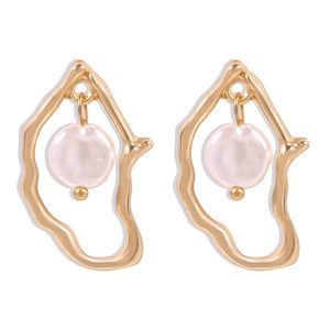 Irregular Pearl Earrings - Yahko Merchandise