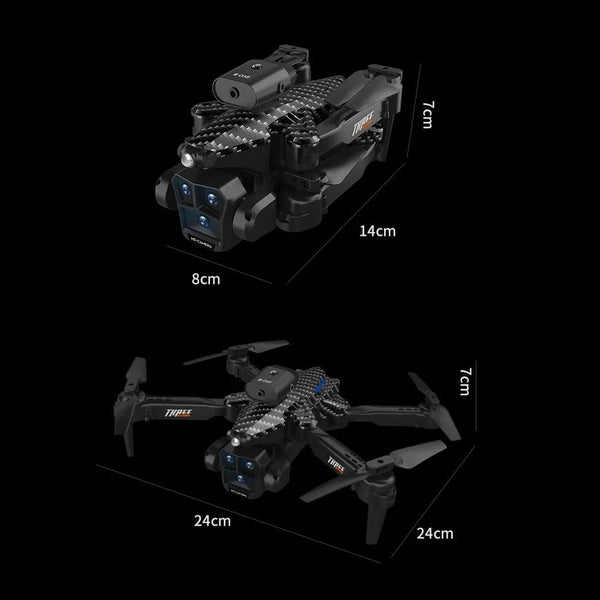 K10 Max Drone 4K High - Definition Three Camera Optical Flow Positioning Professional Aerial Photography Foldable Quadcopter - Yahko Merchandise