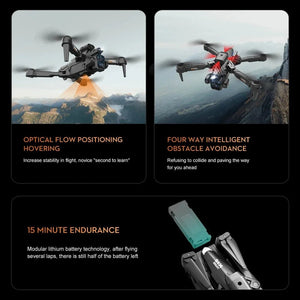 K10 Max Drone 4K High - Definition Three Camera Optical Flow Positioning Professional Aerial Photography Foldable Quadcopter - Yahko Merchandise