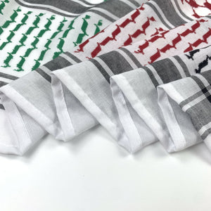Keffiyeh Jacquard Square Scarf Men Dubai Middle East Muslim Saudi Arabia - Yahko Merchandise