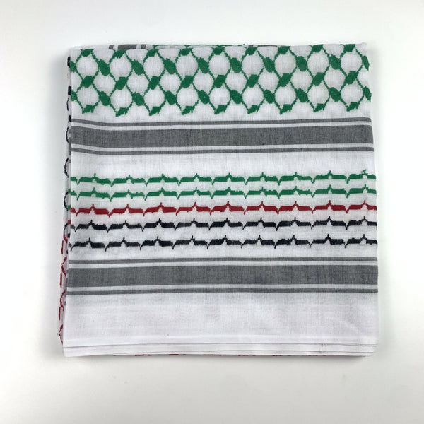 Keffiyeh Jacquard Square Scarf Men Dubai Middle East Muslim Saudi Arabia - Yahko Merchandise
